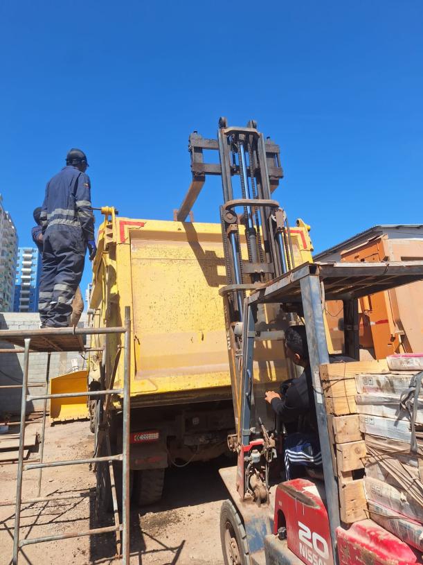 Trabajo en camión tolva